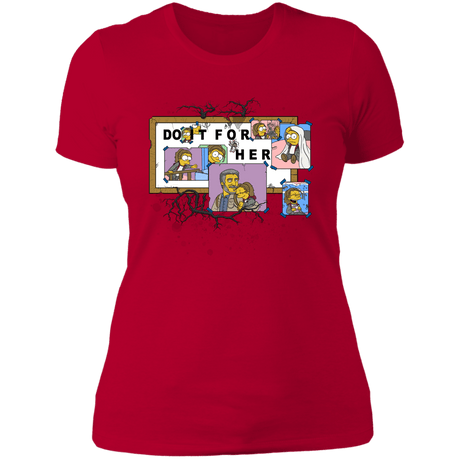 T-Shirts Red / S Do IT FOr Her LFU Women's Premium T-Shirt
