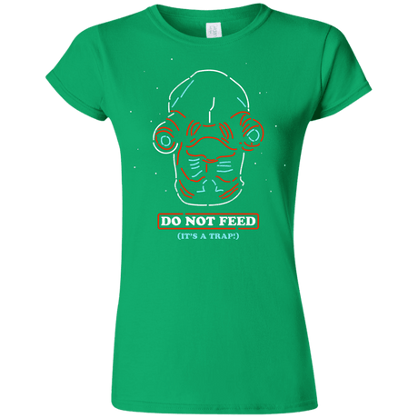 T-Shirts Irish Green / S Do Not Feed Junior Slimmer-Fit T-Shirt