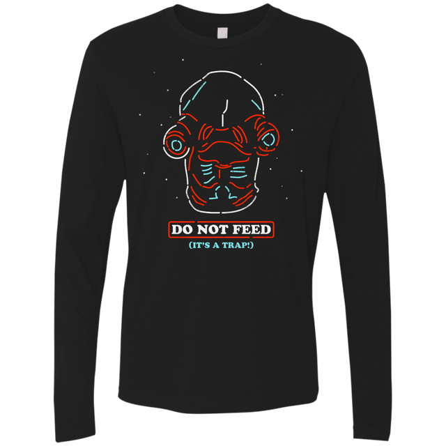 T-Shirts Black / S Do Not Feed Men's Premium Long Sleeve