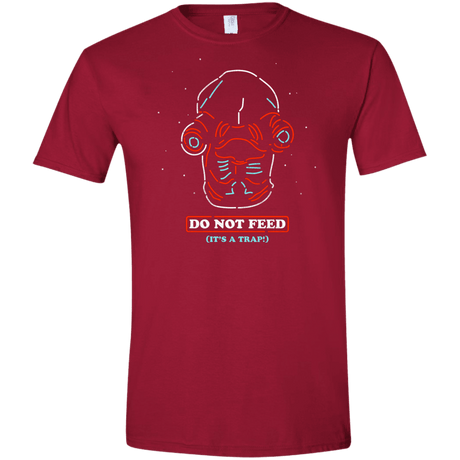 T-Shirts Cardinal Red / S Do Not Feed Men's Semi-Fitted Softstyle