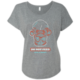 T-Shirts Premium Heather / X-Small Do Not Feed Triblend Dolman Sleeve
