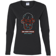 T-Shirts Black / S Do Not Feed Women's Long Sleeve T-Shirt