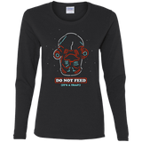 T-Shirts Black / S Do Not Feed Women's Long Sleeve T-Shirt