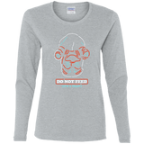 T-Shirts Sport Grey / S Do Not Feed Women's Long Sleeve T-Shirt