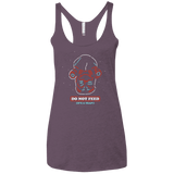 T-Shirts Vintage Purple / X-Small Do Not Feed Women's Triblend Racerback Tank