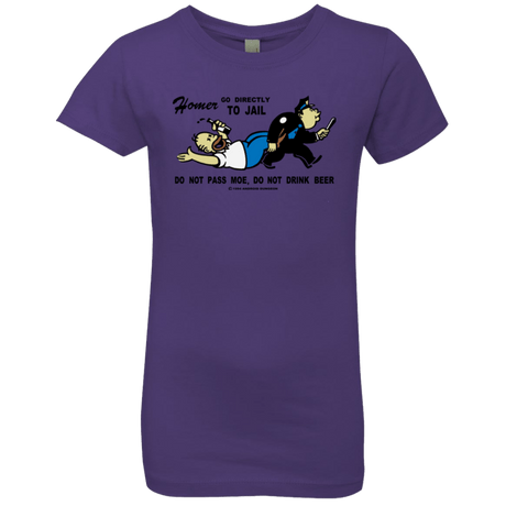 T-Shirts Purple Rush / YXS Do Not Pass Moe Girls Premium T-Shirt