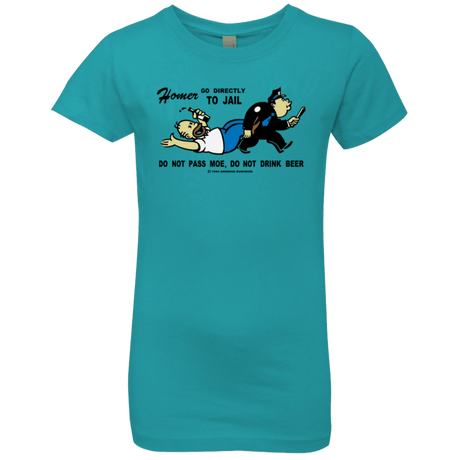 T-Shirts Tahiti Blue / YXS Do Not Pass Moe Girls Premium T-Shirt