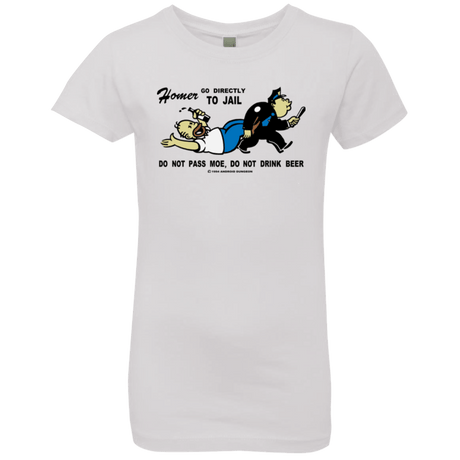 T-Shirts White / YXS Do Not Pass Moe Girls Premium T-Shirt