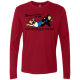 T-Shirts Cardinal / Small Do Not Pass Moe Men's Premium Long Sleeve