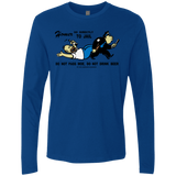 T-Shirts Royal / Small Do Not Pass Moe Men's Premium Long Sleeve