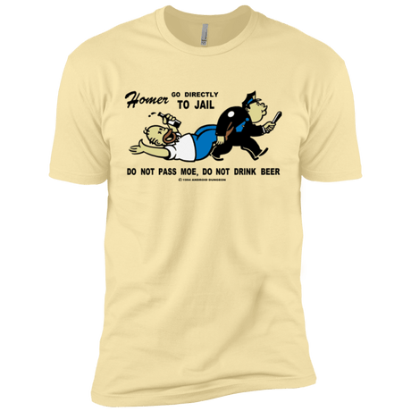 T-Shirts Banana Cream / X-Small Do Not Pass Moe Men's Premium T-Shirt