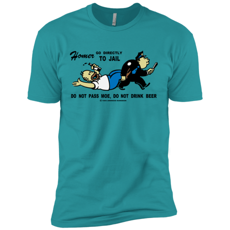 T-Shirts Tahiti Blue / X-Small Do Not Pass Moe Men's Premium T-Shirt