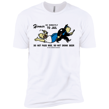 T-Shirts White / X-Small Do Not Pass Moe Men's Premium T-Shirt