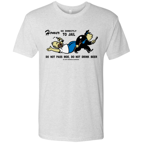 T-Shirts Heather White / Small Do Not Pass Moe Men's Triblend T-Shirt