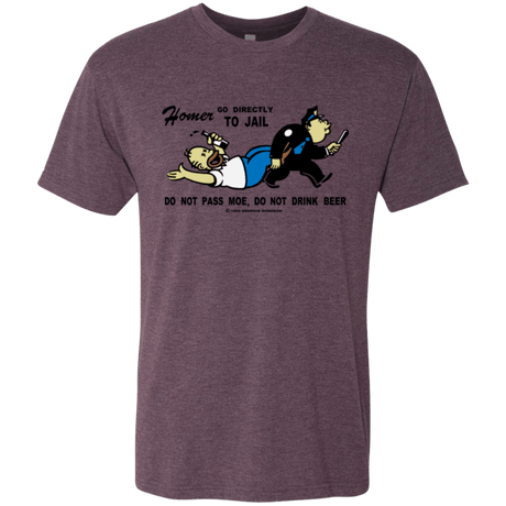 T-Shirts Vintage Purple / Small Do Not Pass Moe Men's Triblend T-Shirt