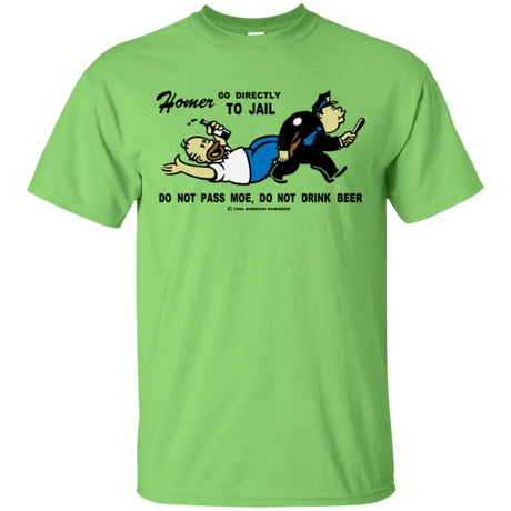 T-Shirts Lime / Small Do Not Pass Moe T-Shirt