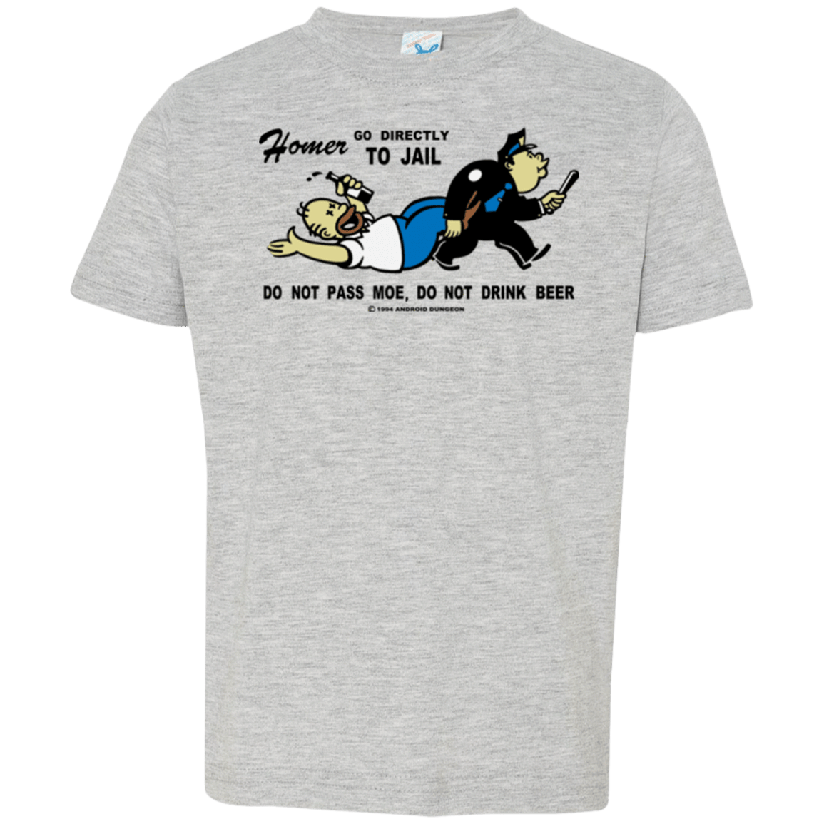 T-Shirts Heather / 2T Do Not Pass Moe Toddler Premium T-Shirt