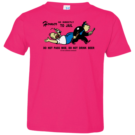 T-Shirts Hot Pink / 2T Do Not Pass Moe Toddler Premium T-Shirt