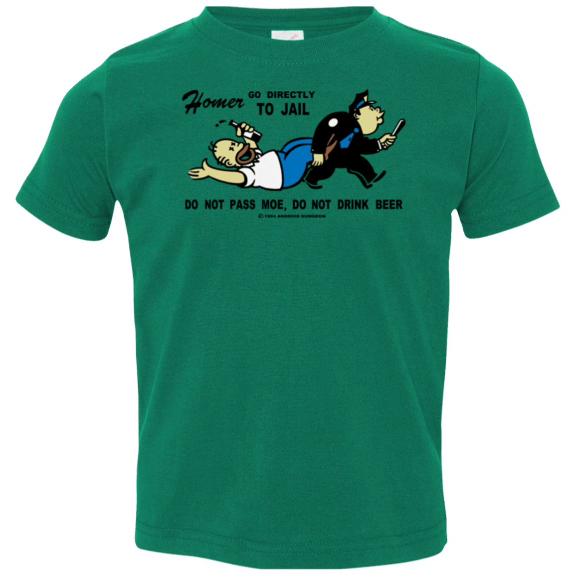 T-Shirts Kelly / 2T Do Not Pass Moe Toddler Premium T-Shirt