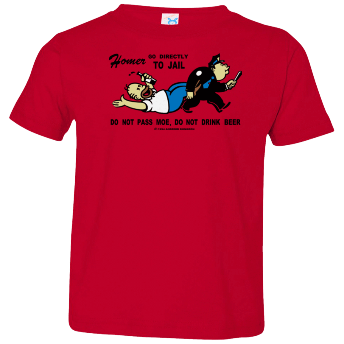T-Shirts Red / 2T Do Not Pass Moe Toddler Premium T-Shirt