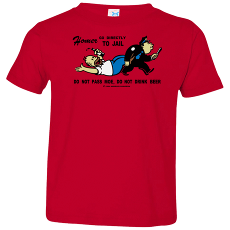 T-Shirts Red / 2T Do Not Pass Moe Toddler Premium T-Shirt