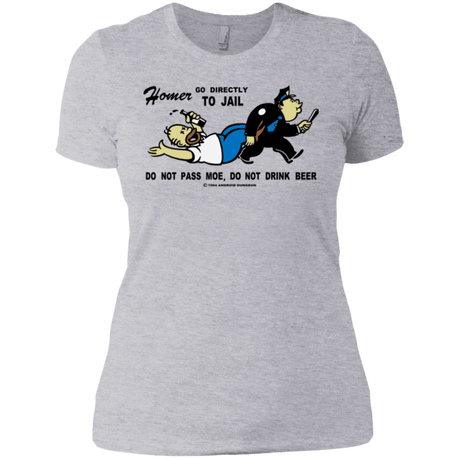 T-Shirts Heather Grey / X-Small Do Not Pass Moe Women's Premium T-Shirt