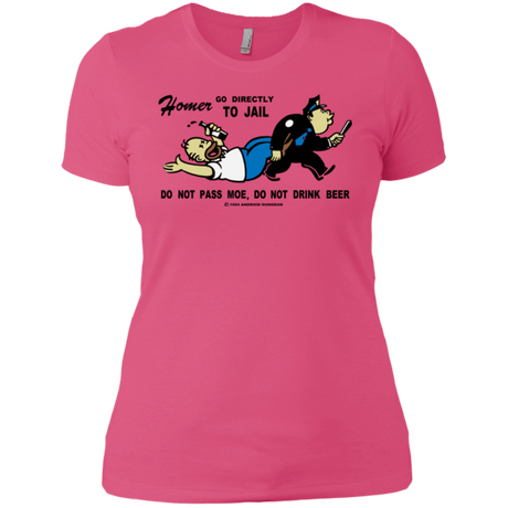T-Shirts Hot Pink / X-Small Do Not Pass Moe Women's Premium T-Shirt