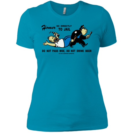 T-Shirts Turquoise / X-Small Do Not Pass Moe Women's Premium T-Shirt