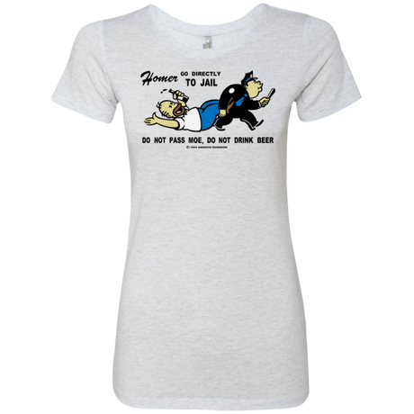 T-Shirts Heather White / Small Do Not Pass Moe Women's Triblend T-Shirt