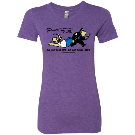 T-Shirts Purple Rush / Small Do Not Pass Moe Women's Triblend T-Shirt
