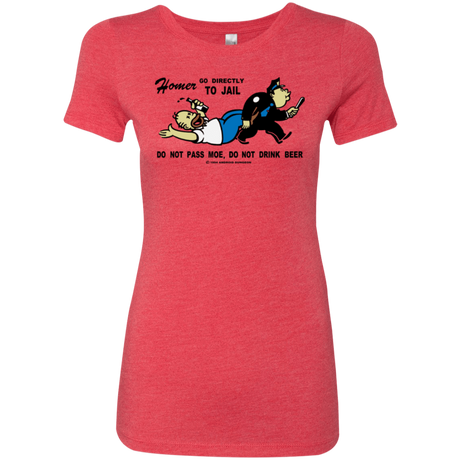 T-Shirts Vintage Red / Small Do Not Pass Moe Women's Triblend T-Shirt