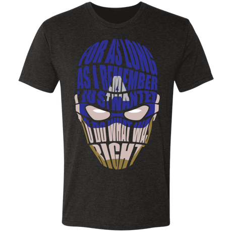 T-Shirts Vintage Black / S Do What Was Right Men's Triblend T-Shirt