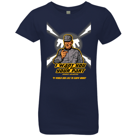 T-Shirts Midnight Navy / YXS Do Your Part Girls Premium T-Shirt