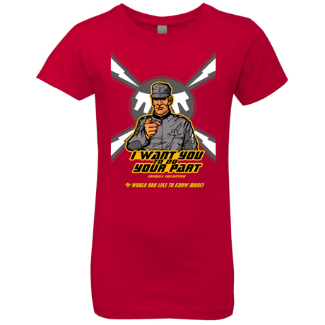 T-Shirts Red / YXS Do Your Part Girls Premium T-Shirt