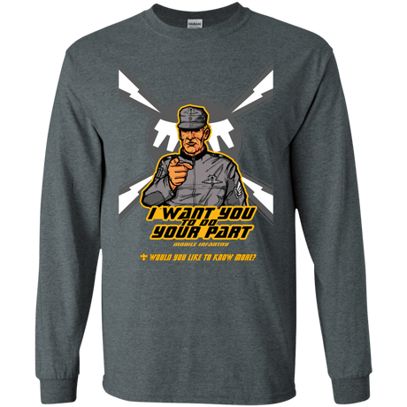 T-Shirts Dark Heather / S Do Your Part Men's Long Sleeve T-Shirt