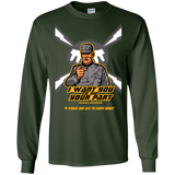 T-Shirts Forest Green / S Do Your Part Men's Long Sleeve T-Shirt