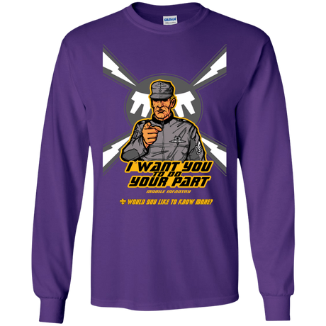 T-Shirts Purple / S Do Your Part Men's Long Sleeve T-Shirt