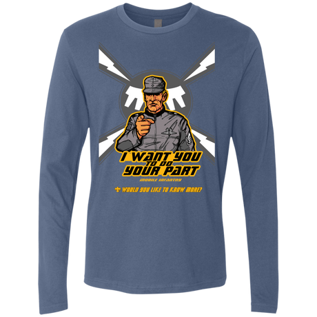 T-Shirts Indigo / S Do Your Part Men's Premium Long Sleeve