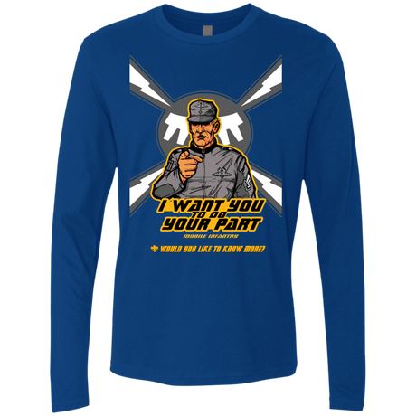 T-Shirts Royal / S Do Your Part Men's Premium Long Sleeve