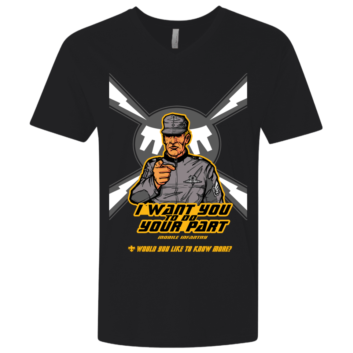 T-Shirts Black / X-Small Do Your Part Men's Premium V-Neck