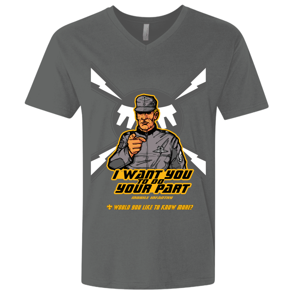 T-Shirts Heavy Metal / X-Small Do Your Part Men's Premium V-Neck