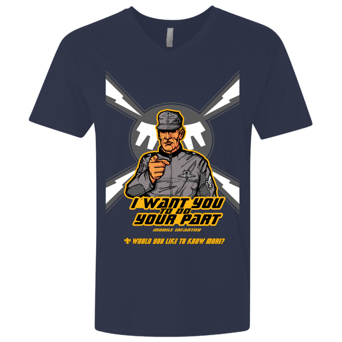 T-Shirts Midnight Navy / X-Small Do Your Part Men's Premium V-Neck