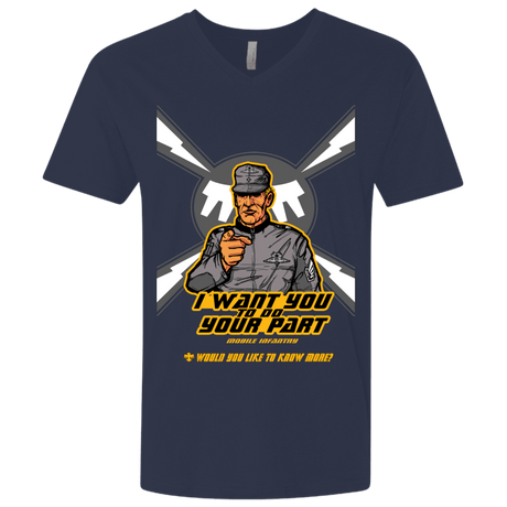T-Shirts Midnight Navy / X-Small Do Your Part Men's Premium V-Neck