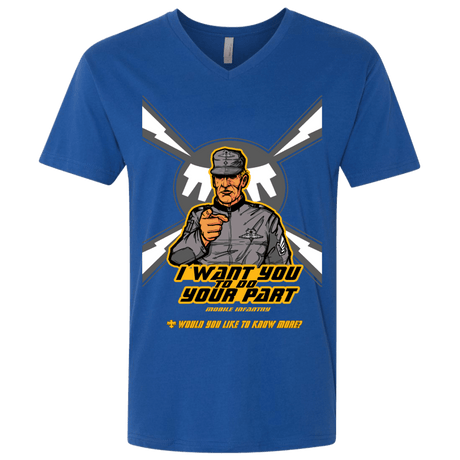 T-Shirts Royal / X-Small Do Your Part Men's Premium V-Neck