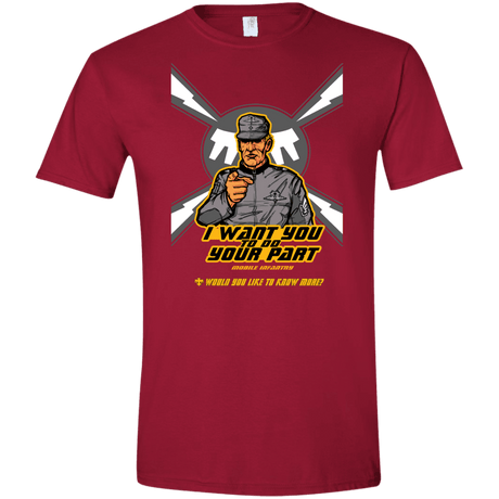 T-Shirts Cardinal Red / S Do Your Part Men's Semi-Fitted Softstyle