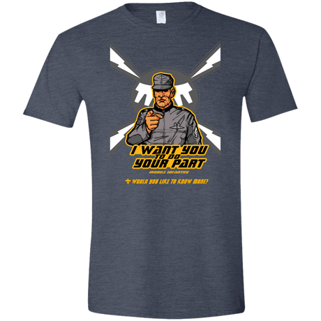 T-Shirts Heather Navy / S Do Your Part Men's Semi-Fitted Softstyle