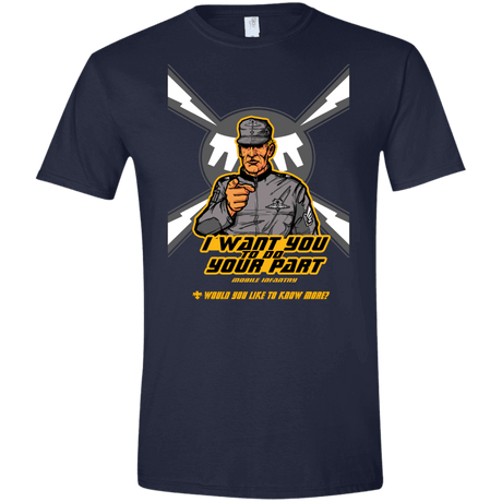 T-Shirts Navy / X-Small Do Your Part Men's Semi-Fitted Softstyle