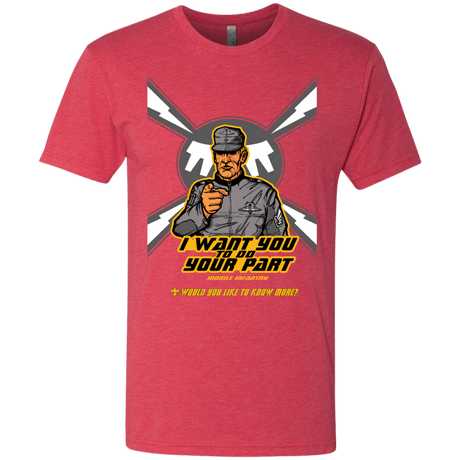 T-Shirts Vintage Red / S Do Your Part Men's Triblend T-Shirt