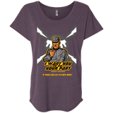 T-Shirts Vintage Purple / X-Small Do Your Part Triblend Dolman Sleeve