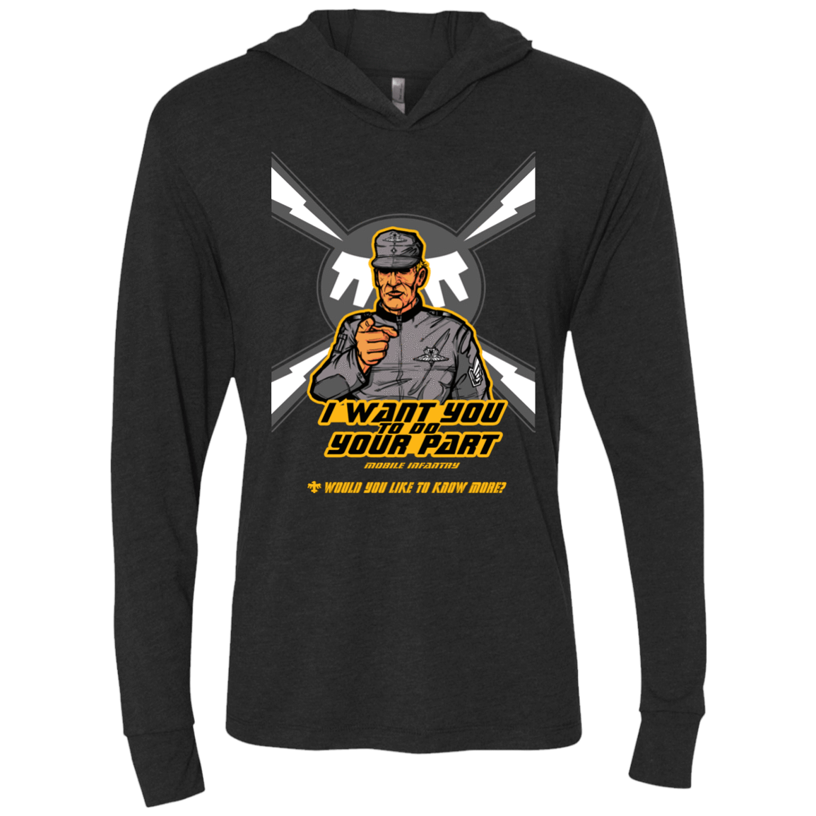 T-Shirts Vintage Black / X-Small Do Your Part Triblend Long Sleeve Hoodie Tee